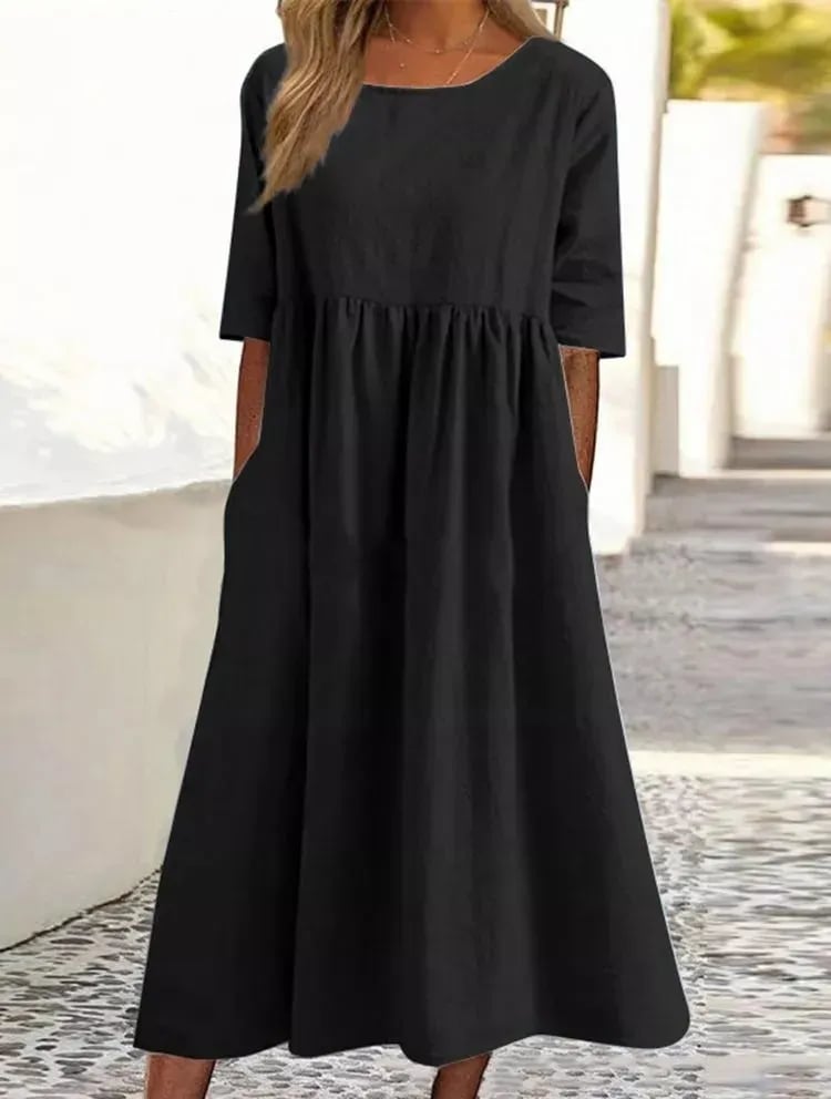 Julie - Robe d'Été Femme en Lin Élégante