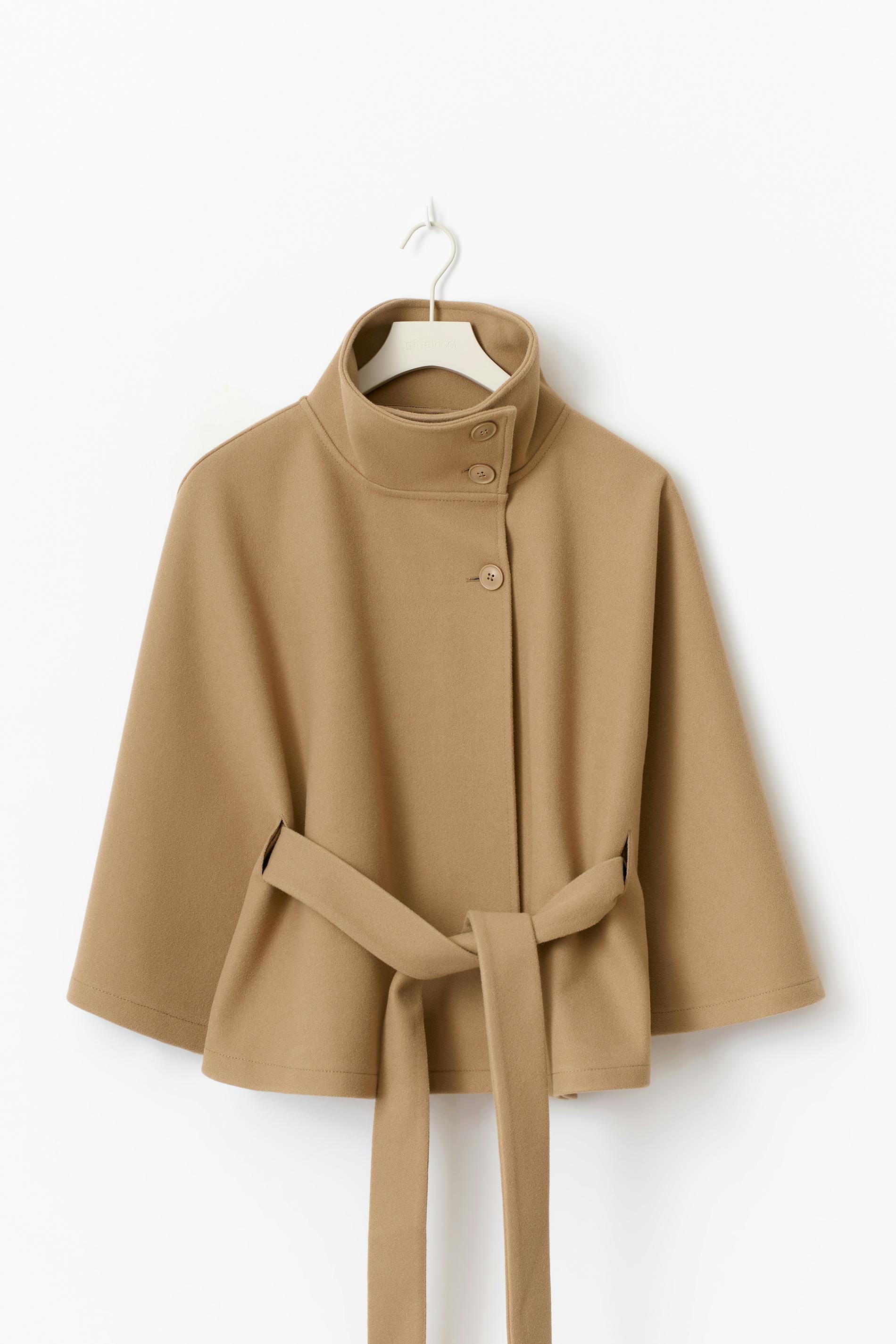Camila – Manteau laine femme à col élégant