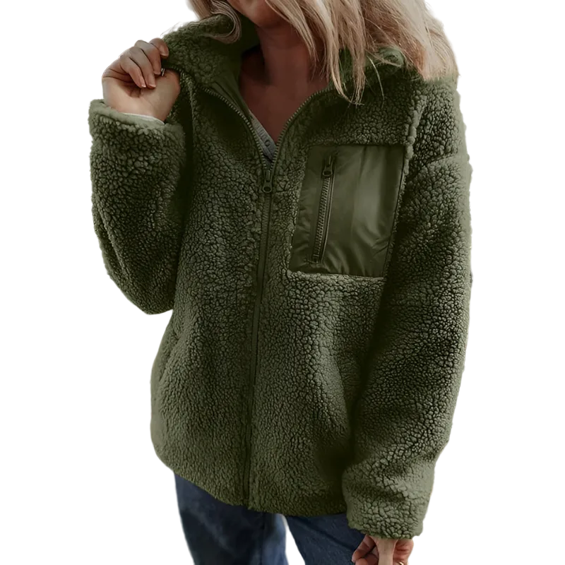 Estelle | Veste Élégante Polaire Zippée