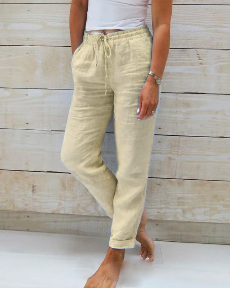 Caroline - Pantalon Large Fluide