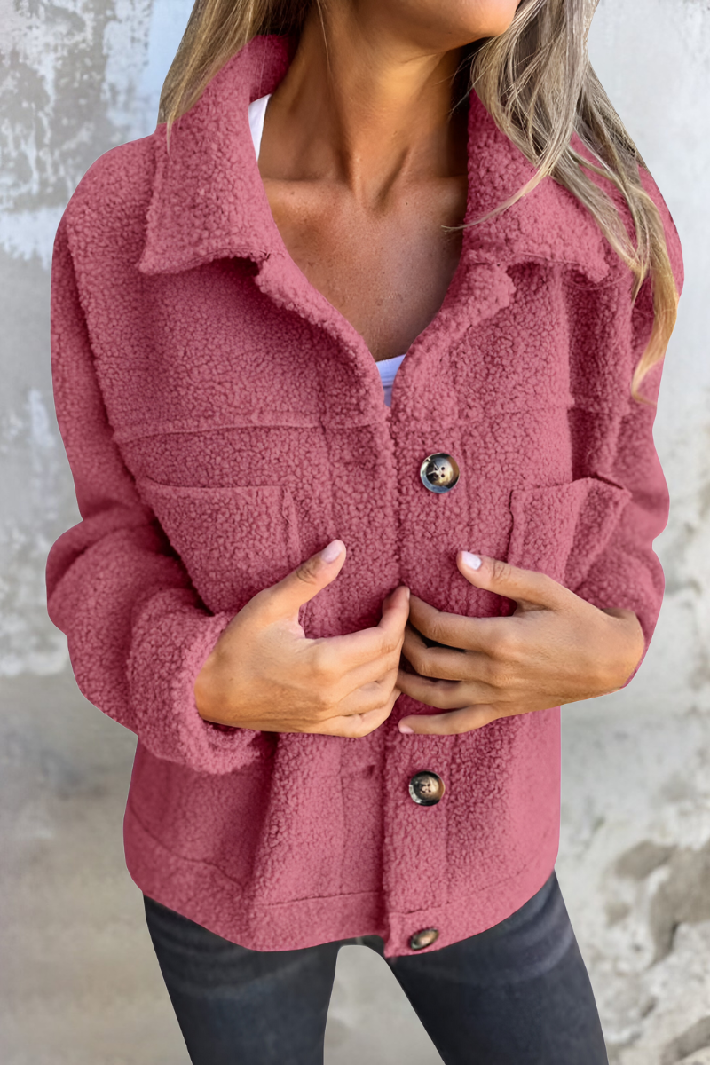 Florence | Veste Élégante Teddy Courte