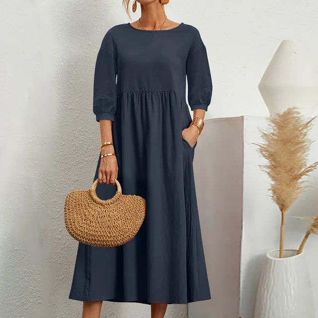 Stéphanie - Robe Midi Confortable