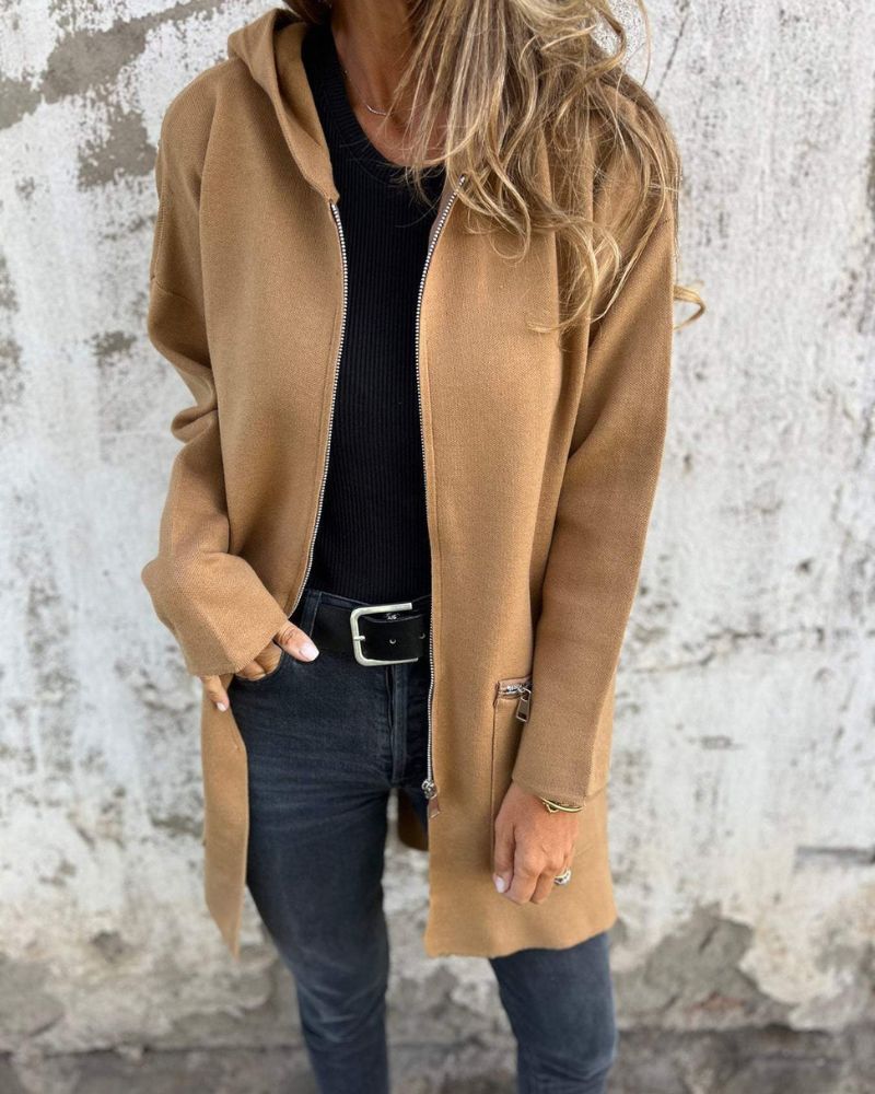 Delphine - Cardigan Chic Oversize Capuche