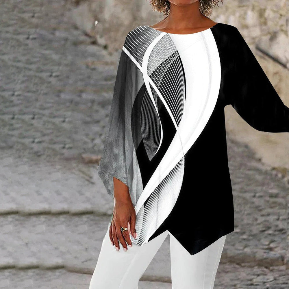 Zara - Tunique Femme Imprimée Fluide