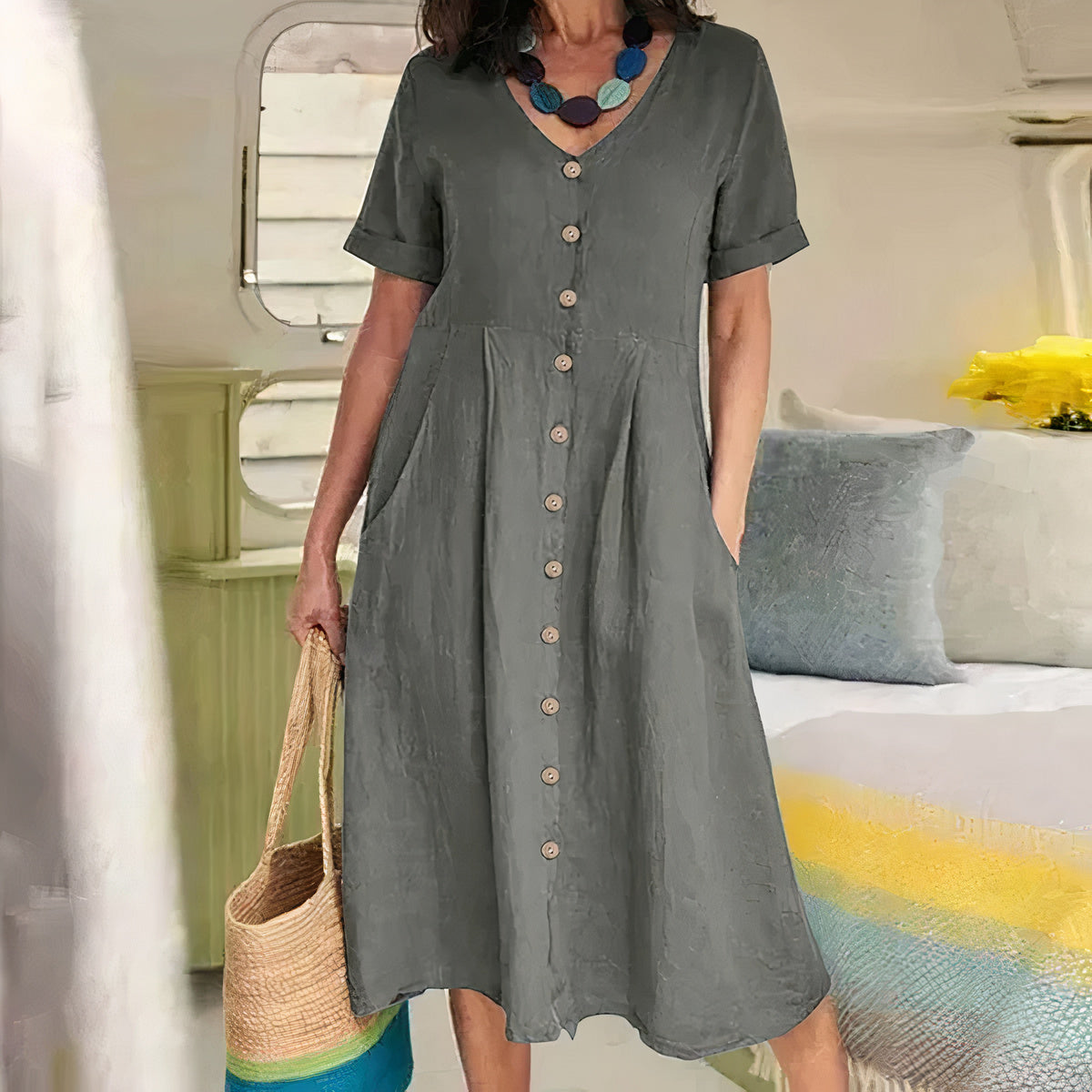 Delphine - Robe Fluide Légère