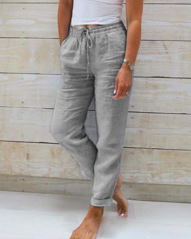 Caroline - Pantalon Large Fluide