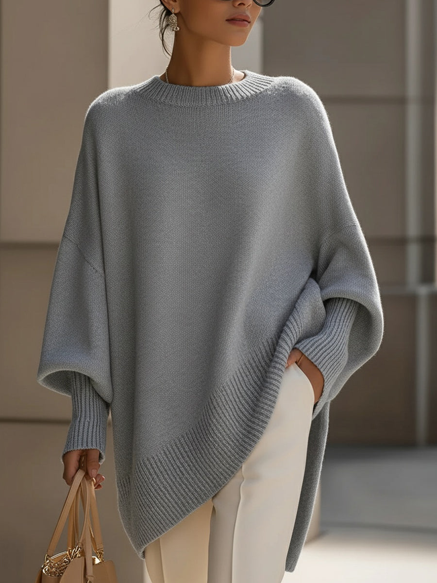 Émilie | Pull Élégant Maille Oversize