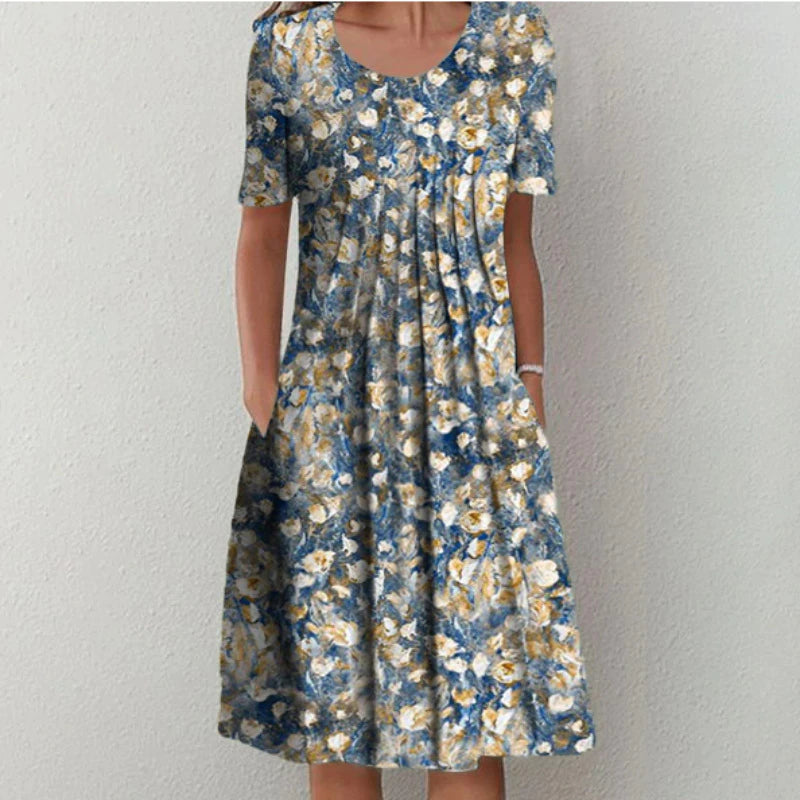 Adrienne - Robe Élégante - Chic, Pour occasions festives, Professionnelles - Femme