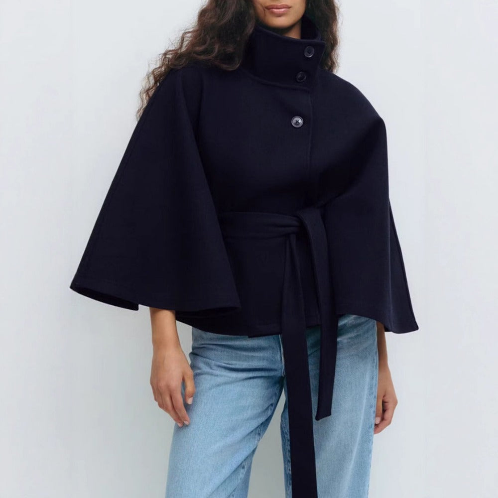 Claire | Manteau Élégant Cape Laine