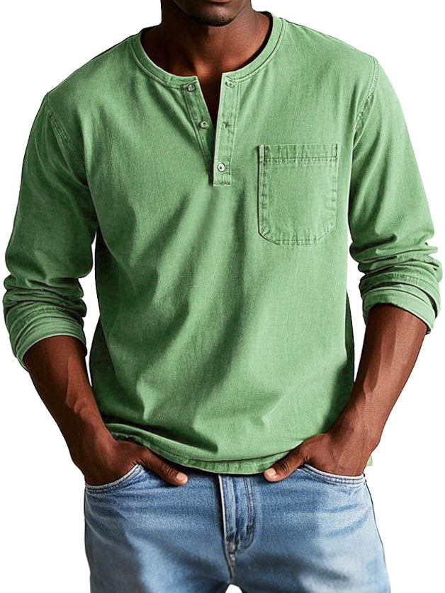 Louis - Henley vintage homme