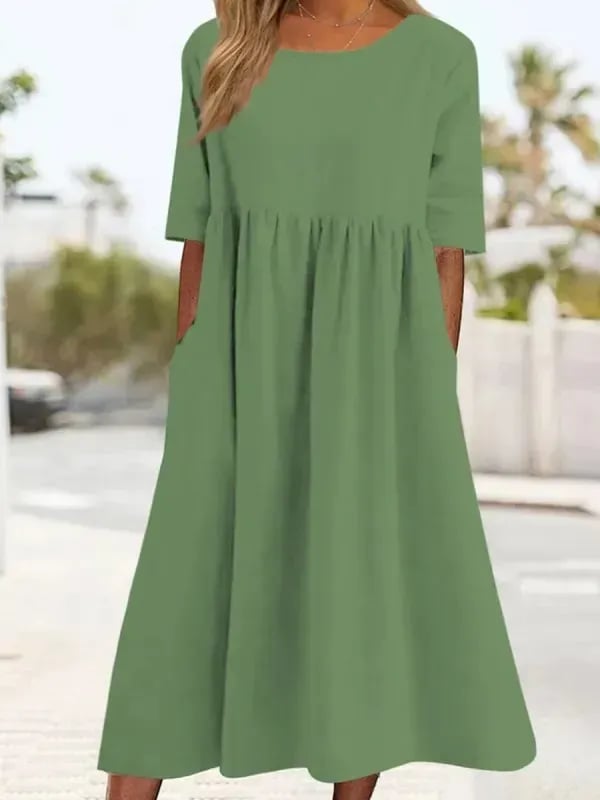 Julie - Robe d'Été Femme en Lin Élégante
