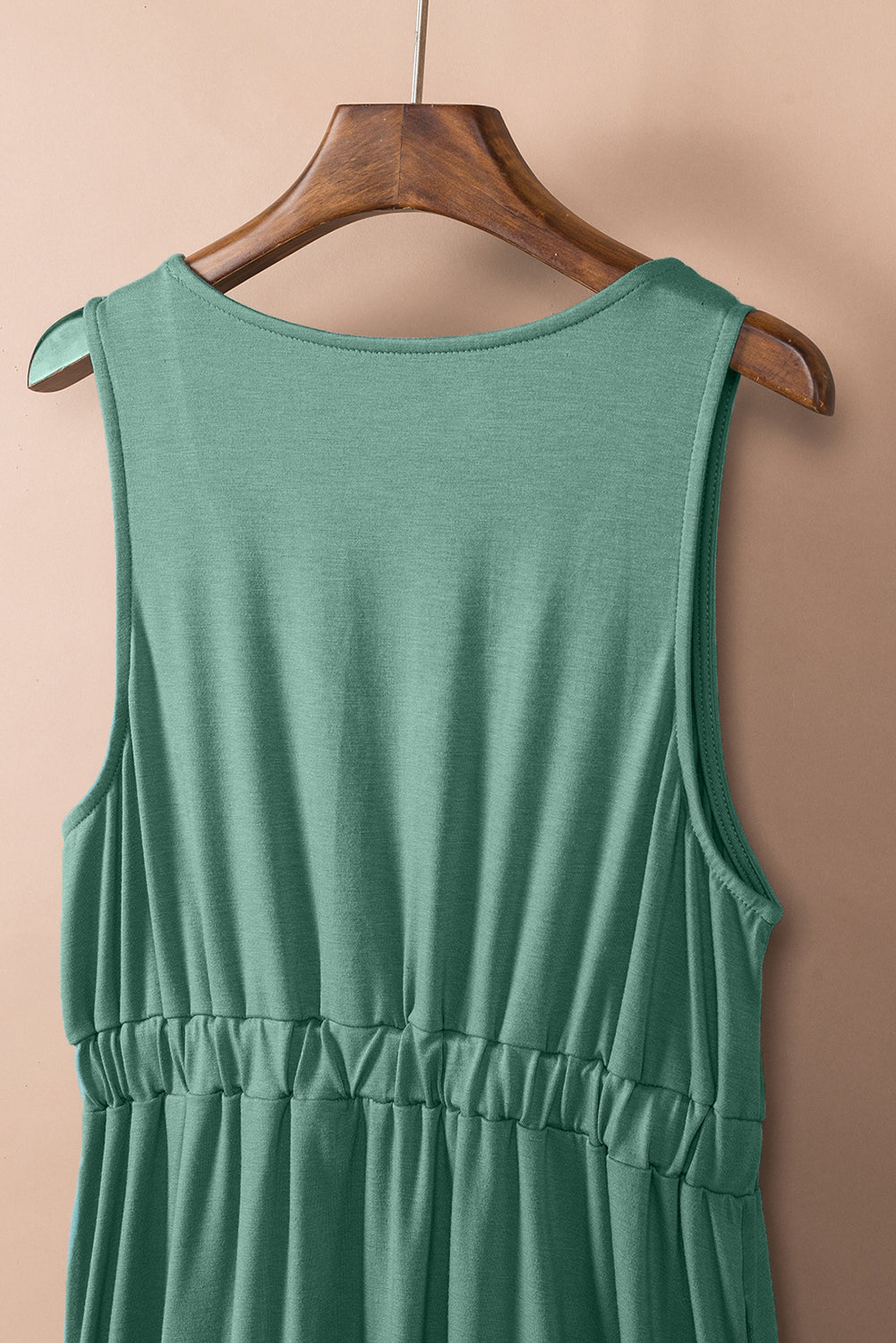 Maëlys - Robe mini - Sans manches, Taille haute, Boutons, Femme