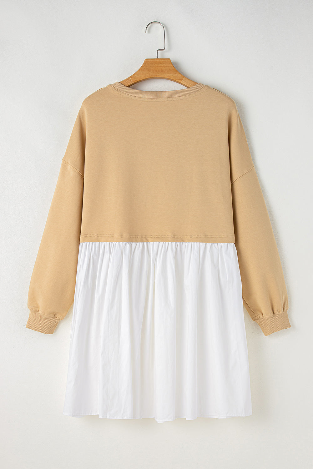Hélène - Robe mini grande taille - Patchwork, Volants, Femme