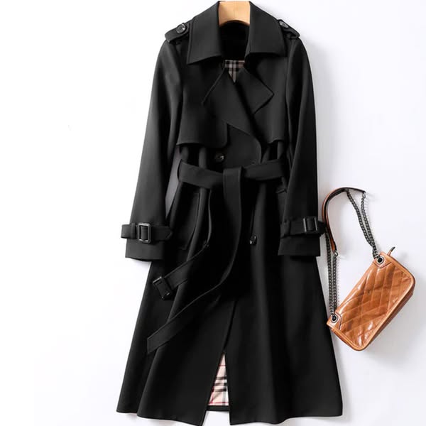 Anne | Trench Élégant Classique Ceinturé