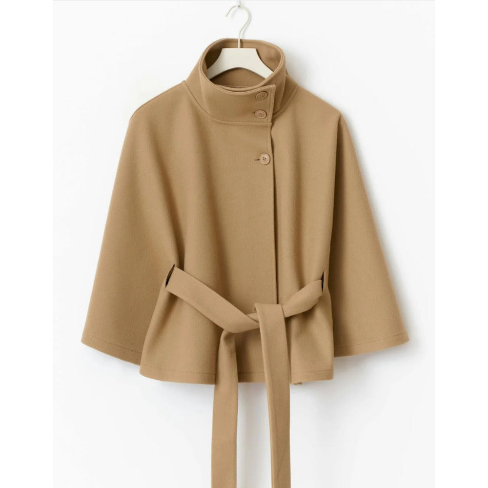 Claire | Manteau Élégant Cape Laine
