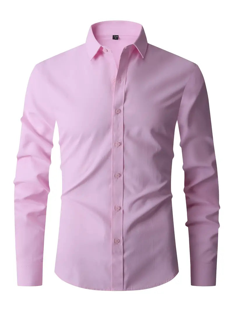 Jules - Chemise Homme Manches Longues Slim Fit Chic