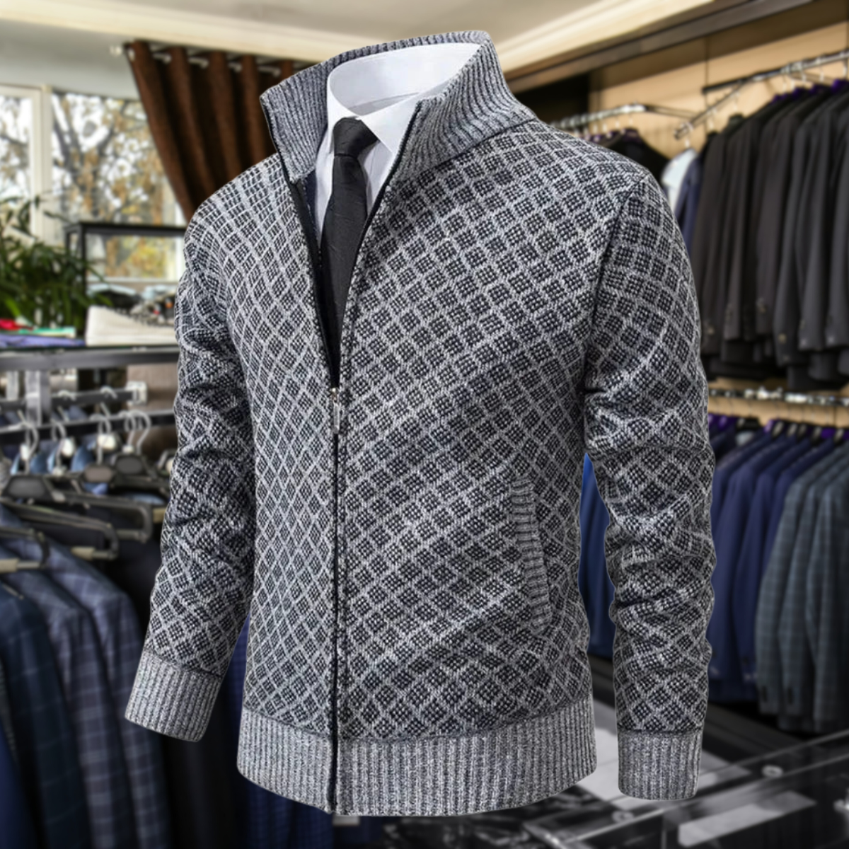 Nolan – Gilet homme en tissu premium