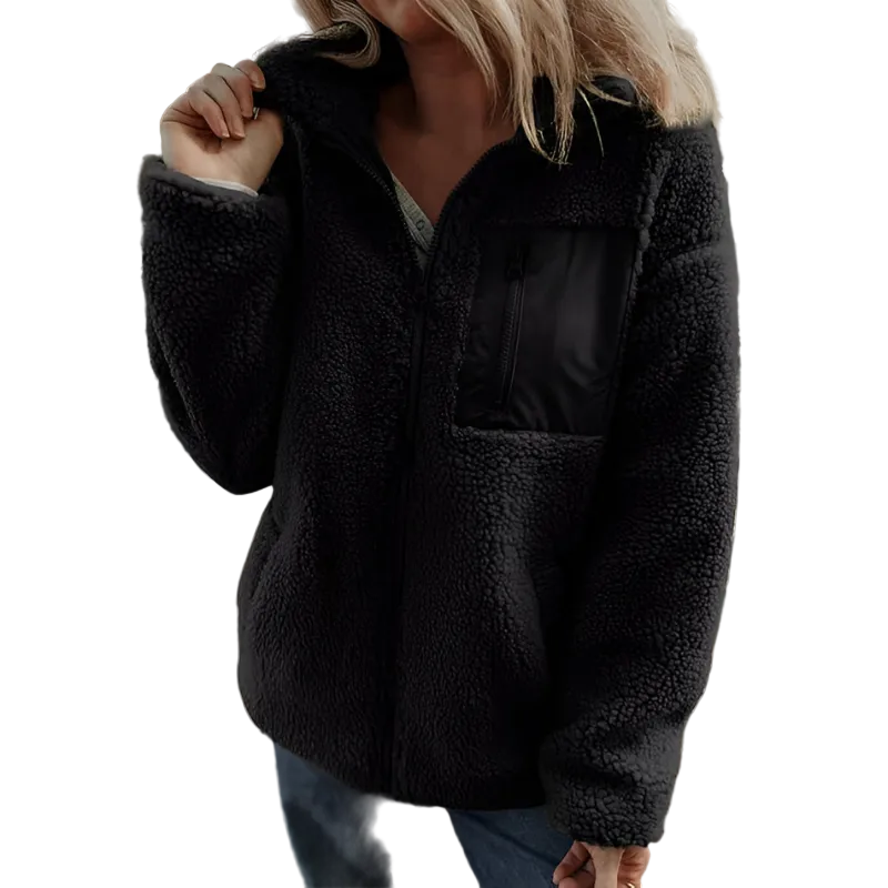 Estelle | Veste Élégante Polaire Zippée