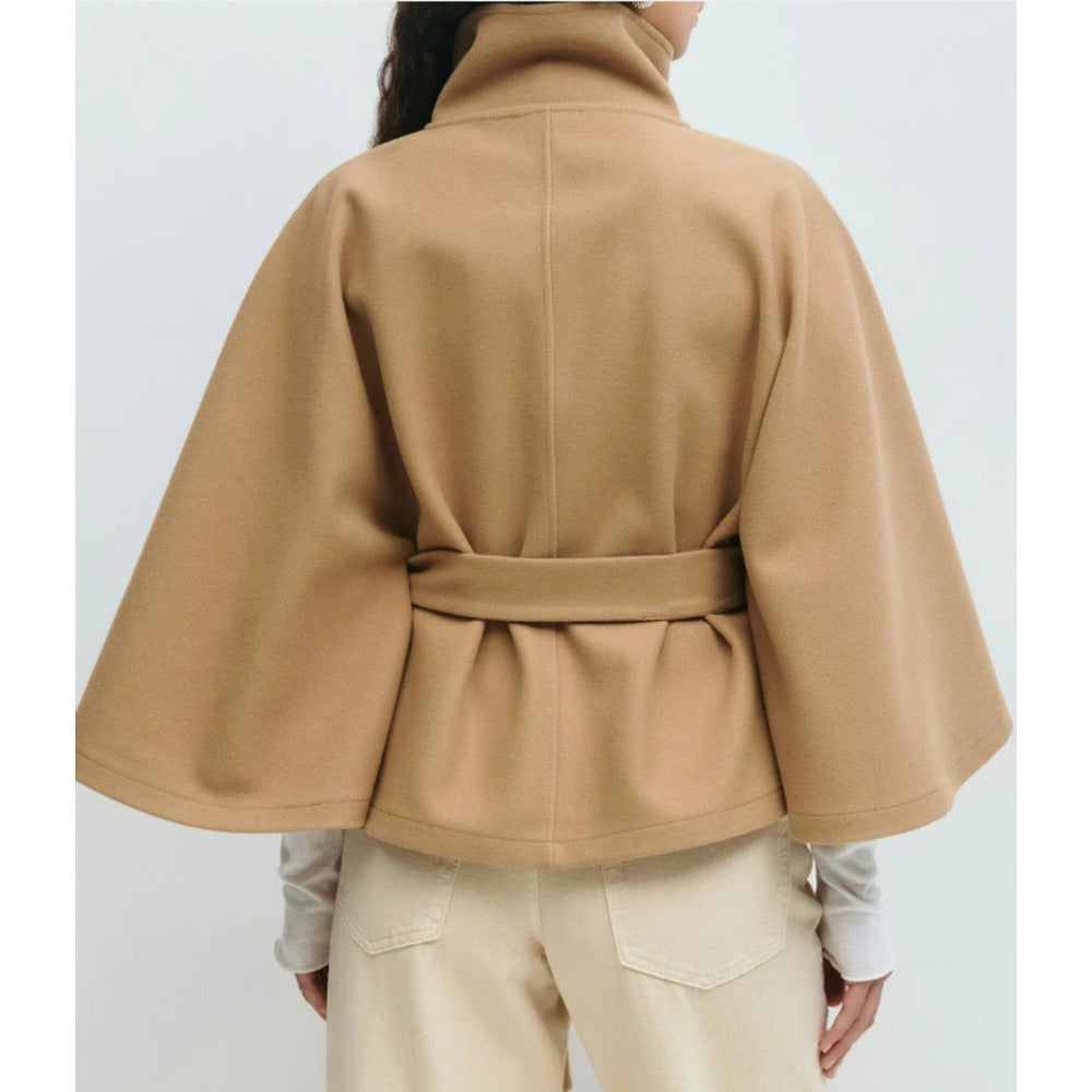 Claire | Manteau Élégant Cape Laine