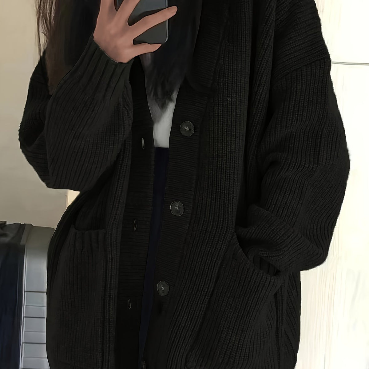 Chloé - Cardigan Chic Oversize Grosse Maille