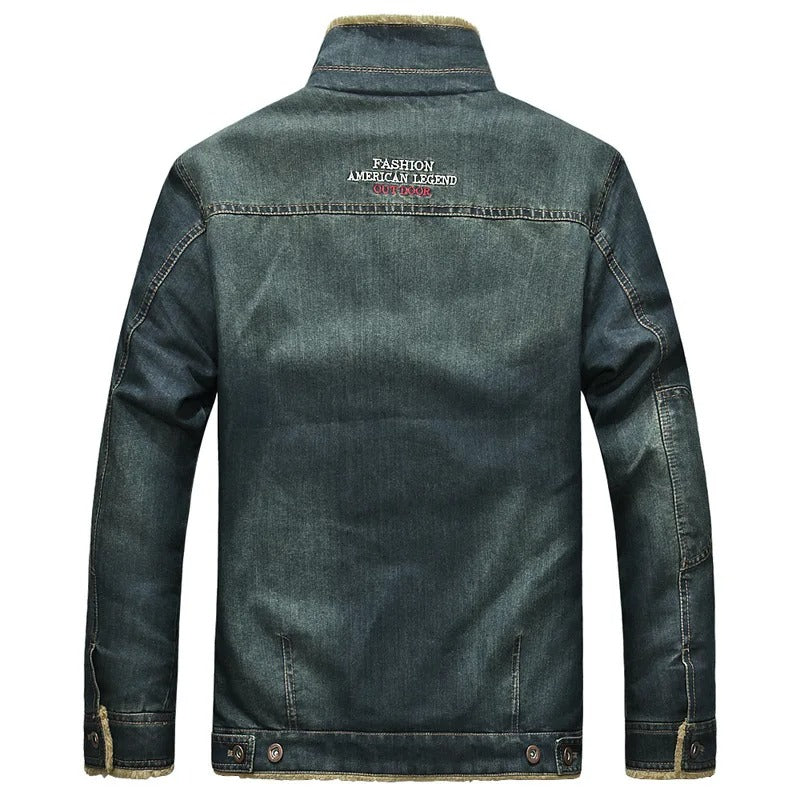 Gabriel - Veste homme jean doublée hiver