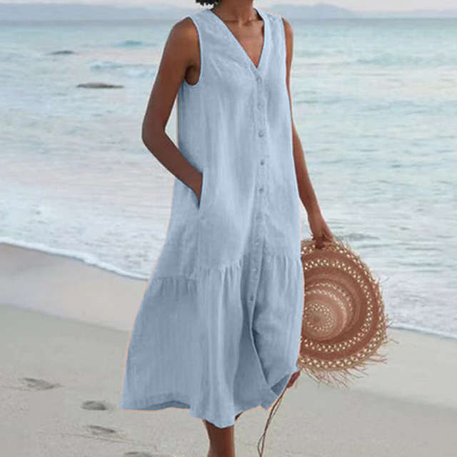 Stéphanie - Robe d'Été Raffinée