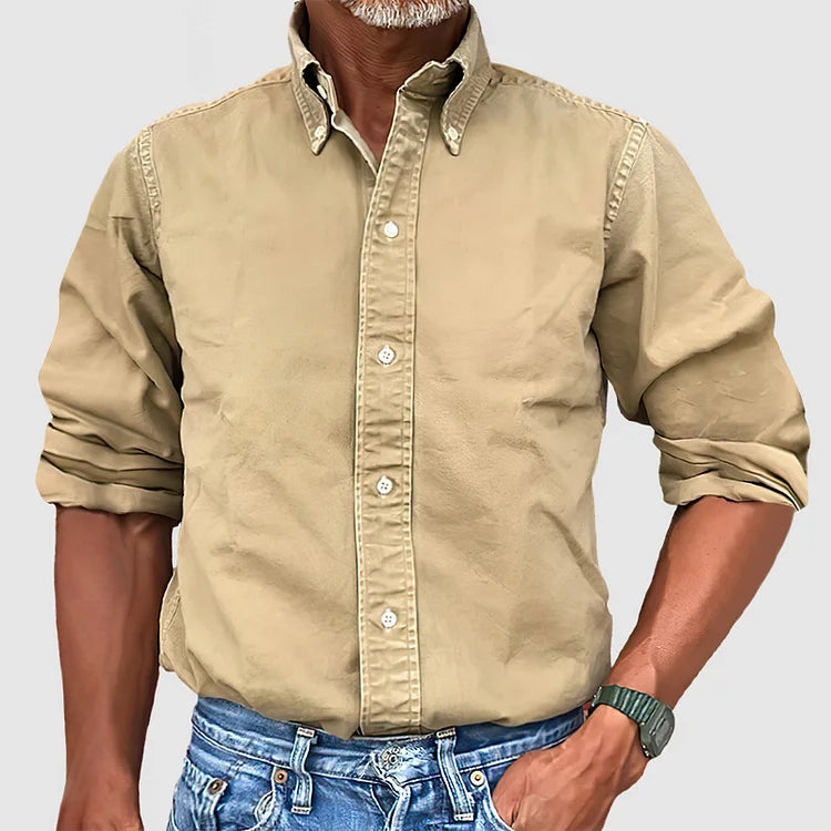 Bertrand - Chemise Oxford Classique Casual Homme