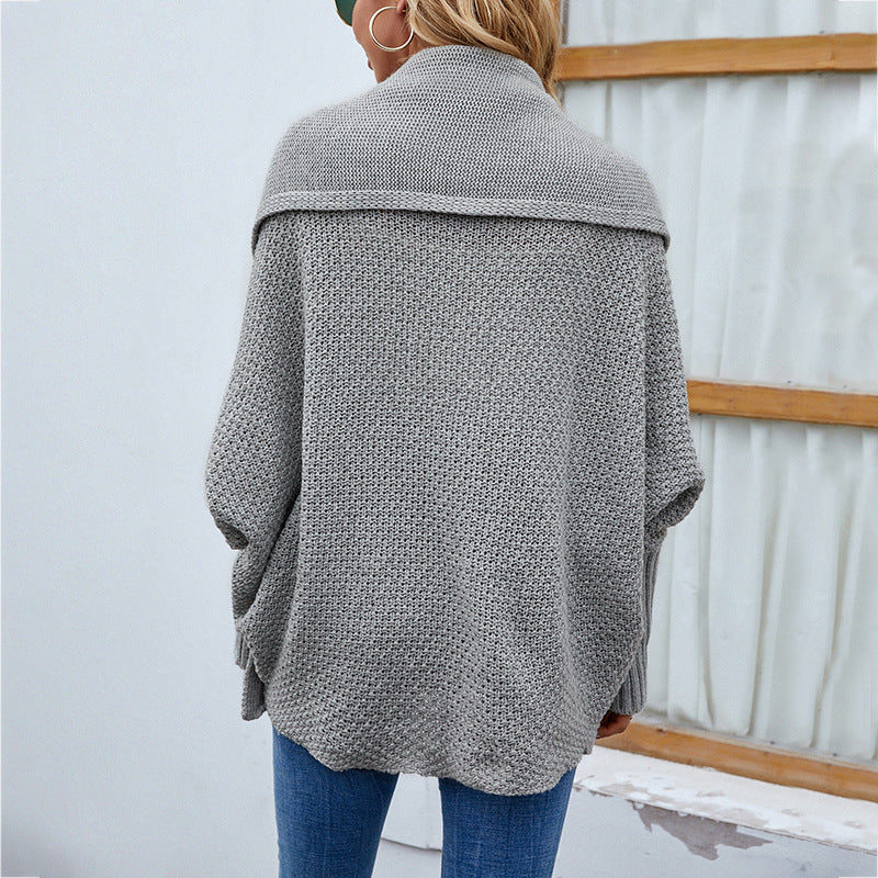 Léa - Cardigan Tricoté Lâche Confort Femme
