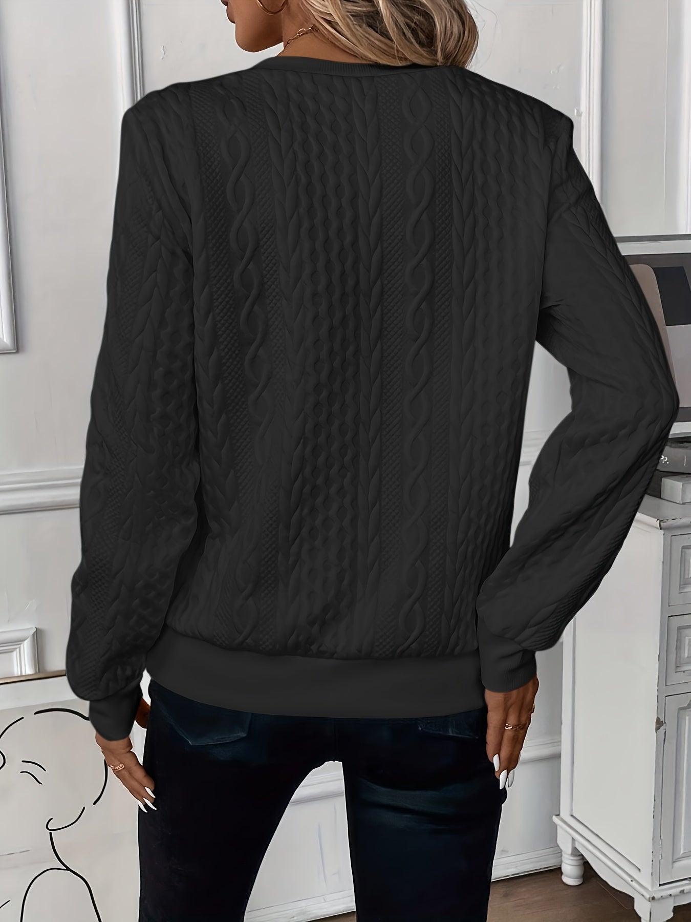 Alice - Pull Tricoté Élégant Femme