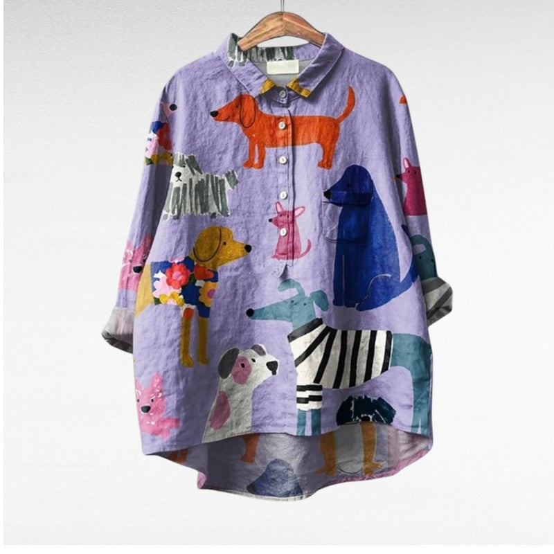 Aurélie - Blouse Imprimée Chic