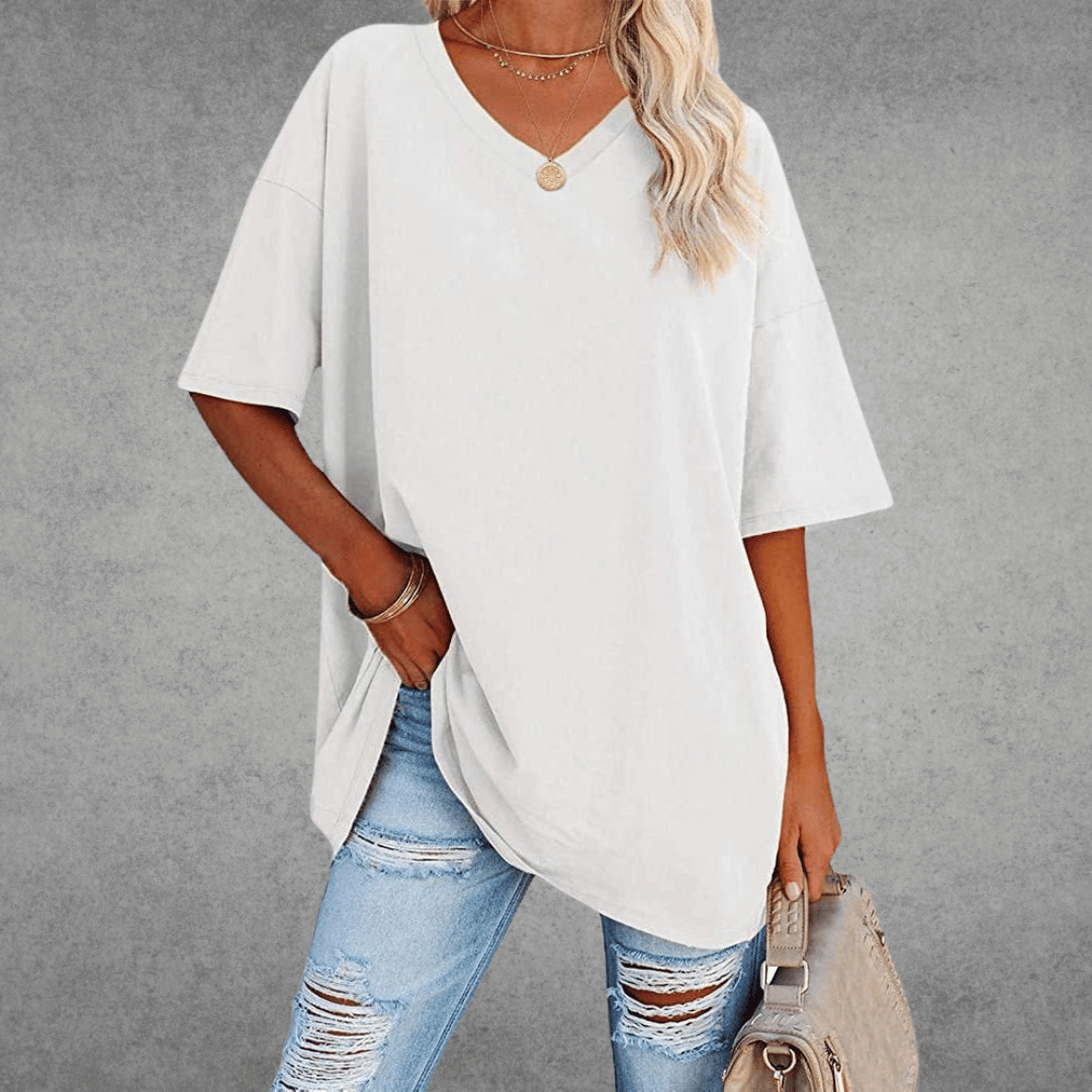 Julie - T-Shirt Col V