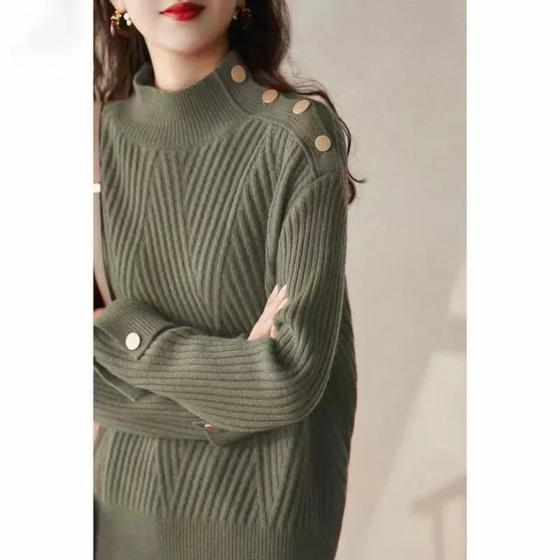 Olivia - Pull automne élégant femme