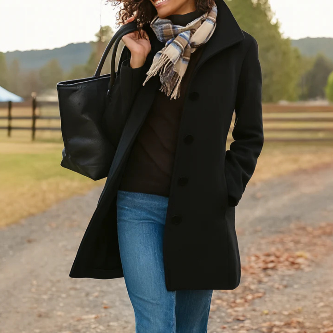 Camille | Manteau Élégant Court Chaud