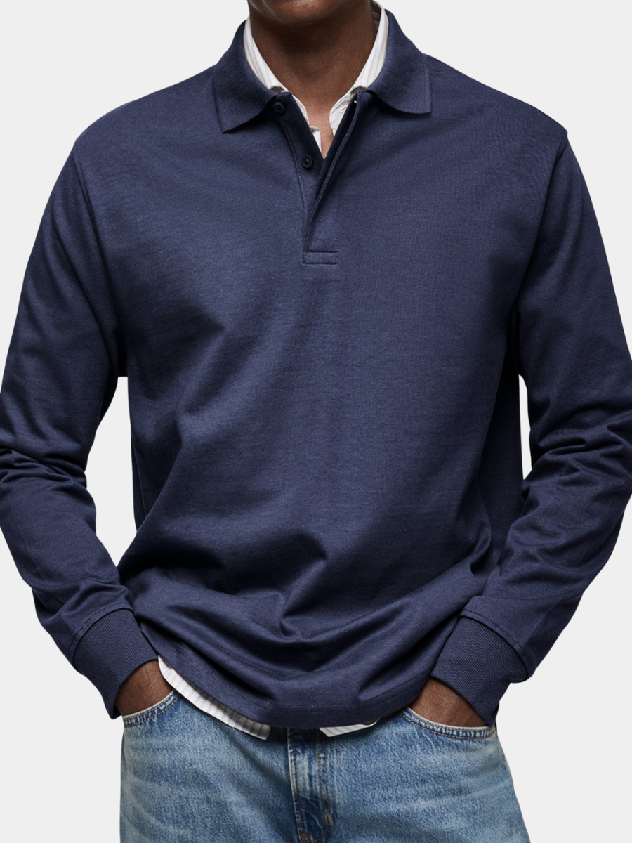 Julien – Polo homme à manches longues luxe