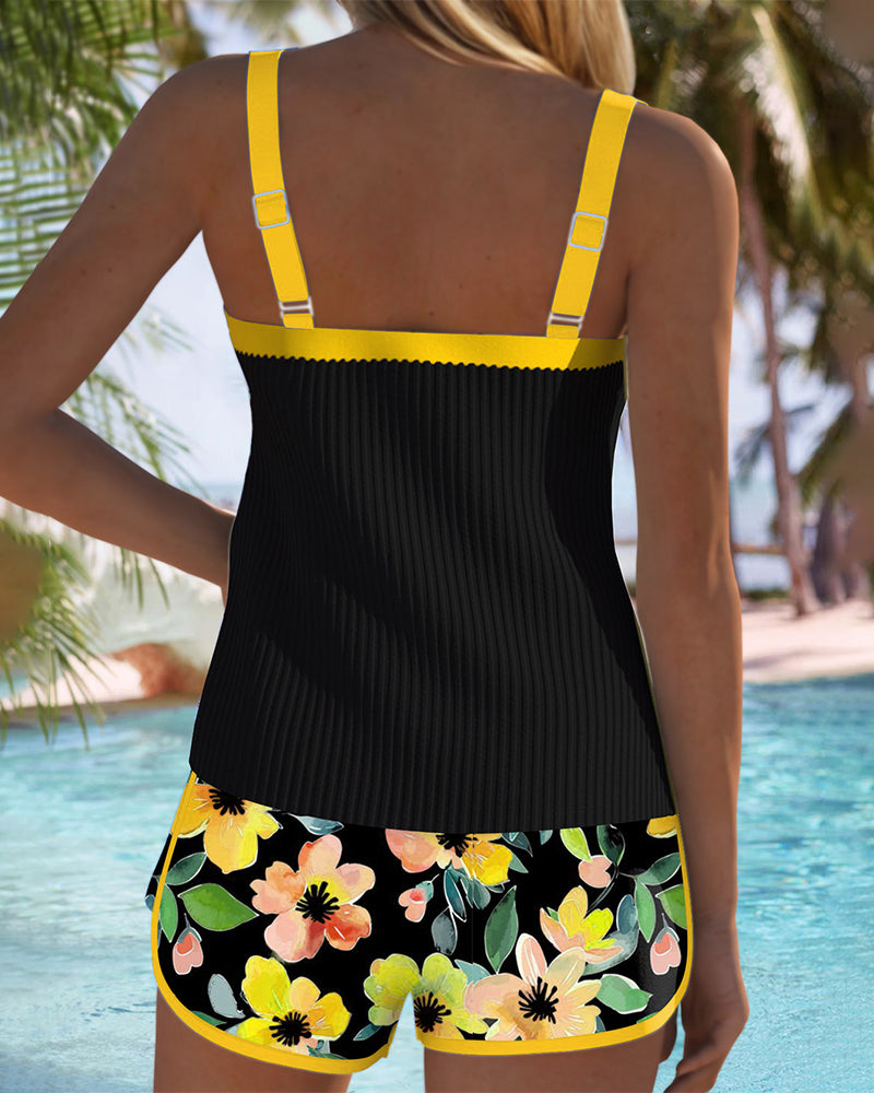 Margaux - Tankini Élégant Bohème