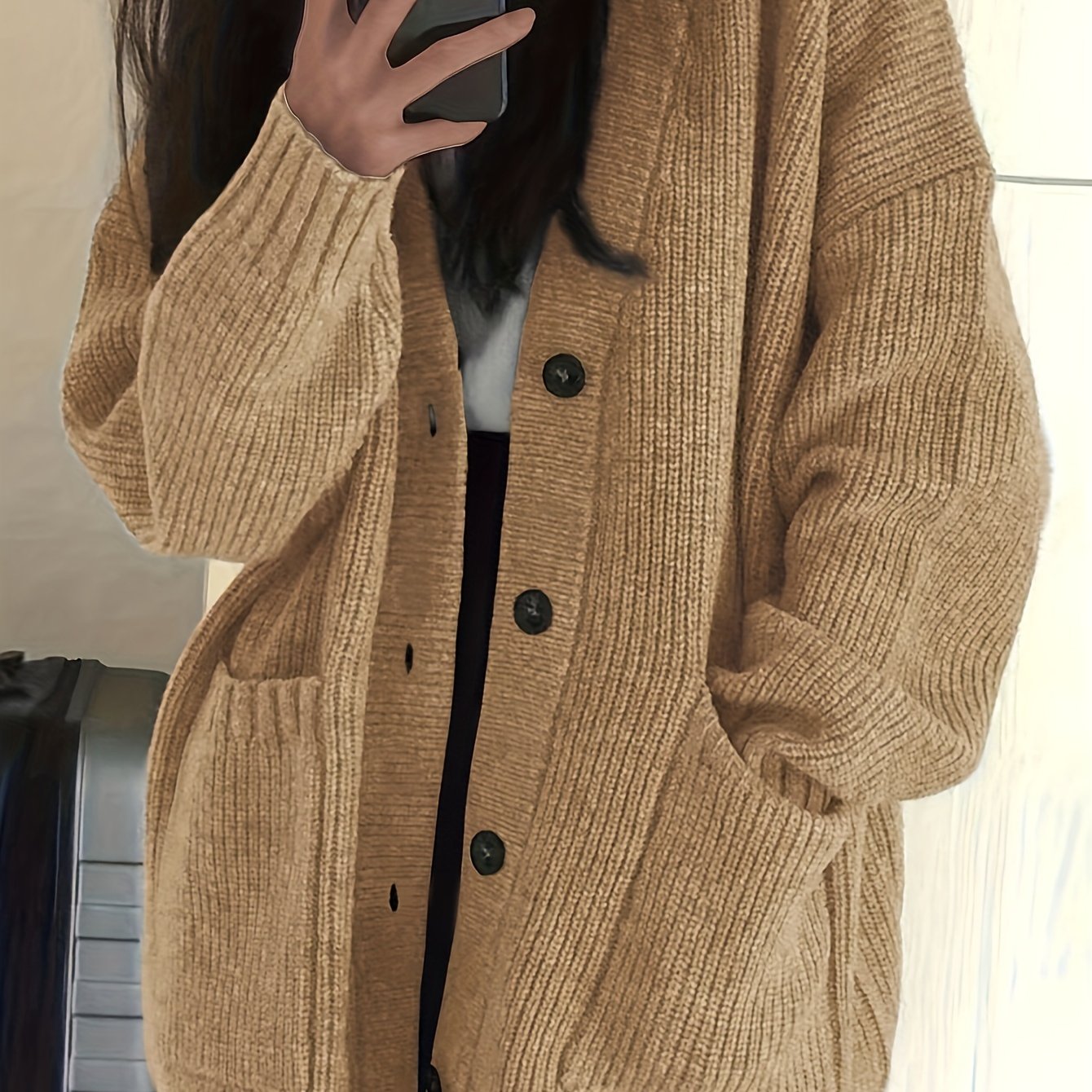 Chloé - Cardigan Chic Oversize Grosse Maille