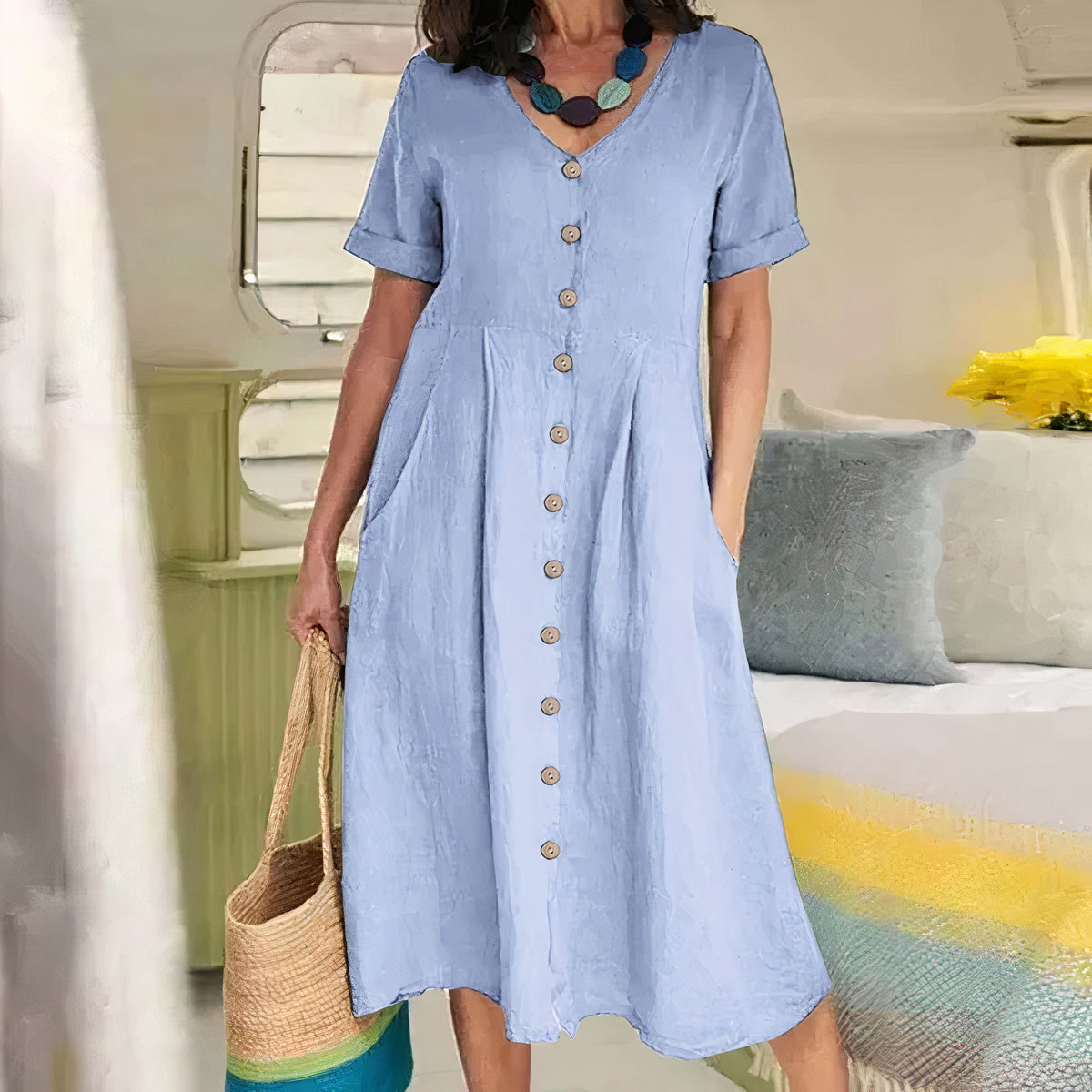 Delphine - Robe Fluide Légère