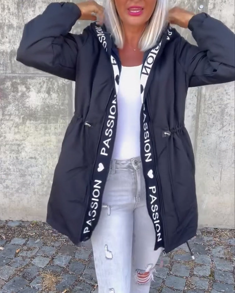 Élodie | Parka Chic Cintrée Longue