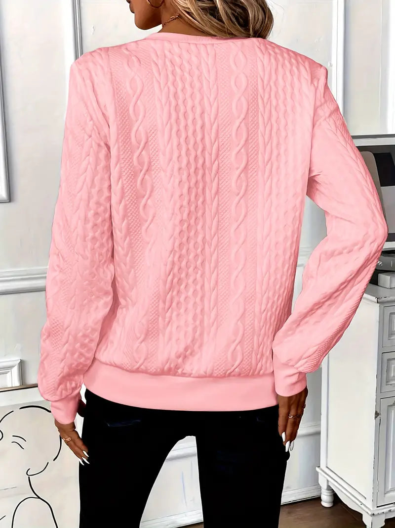 Alice - Pull Tricoté Élégant Femme