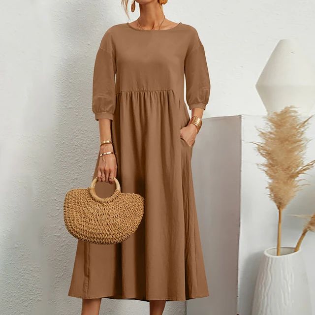 Stéphanie - Robe Midi Confortable