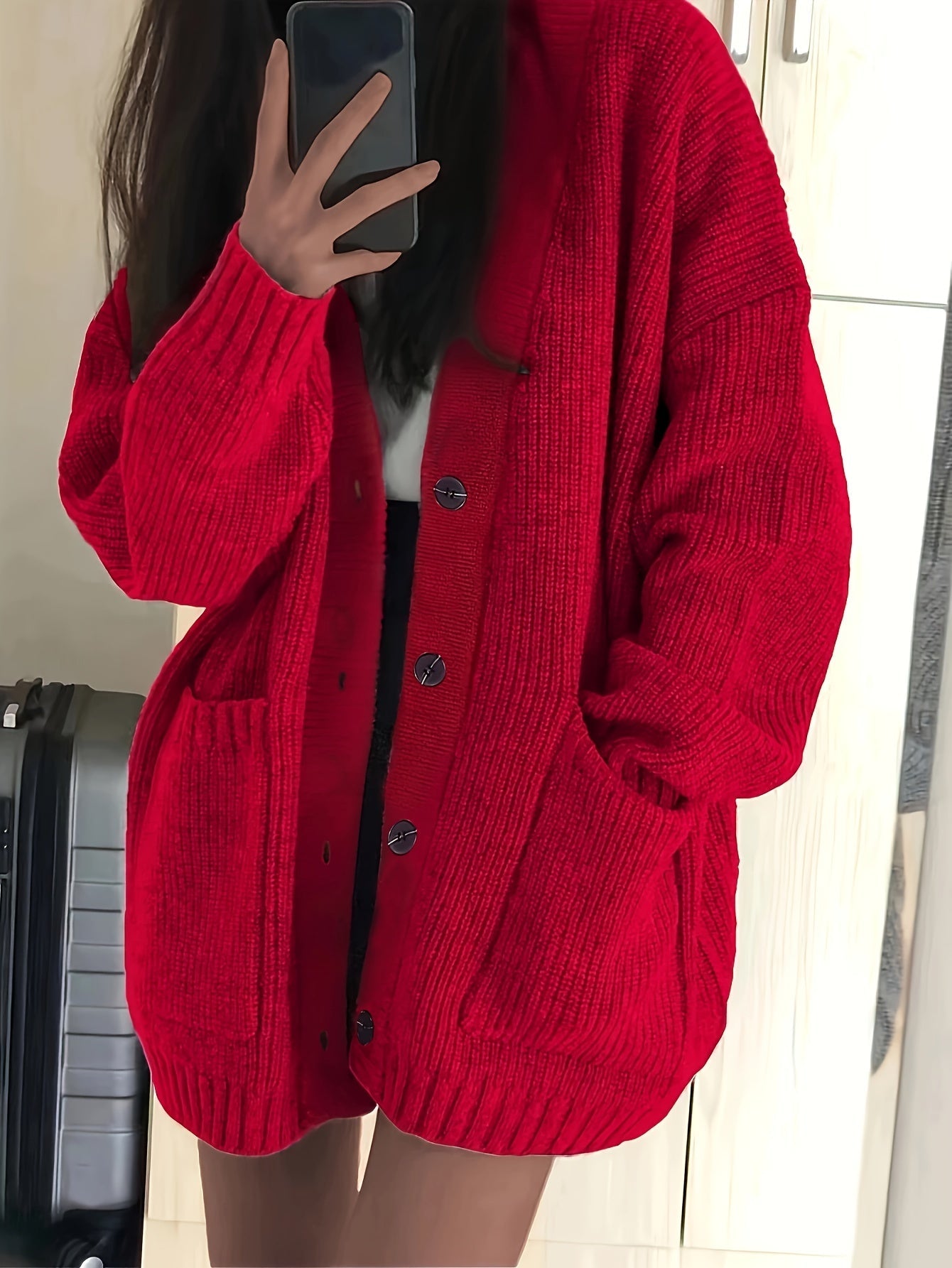 Chloé - Cardigan Chic Oversize Grosse Maille