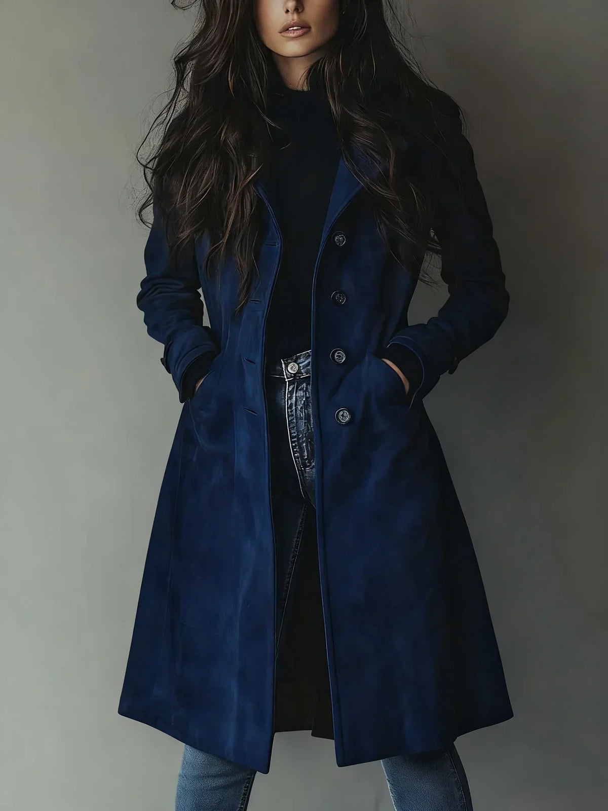 Brigitte | Trench Chic Long Daim