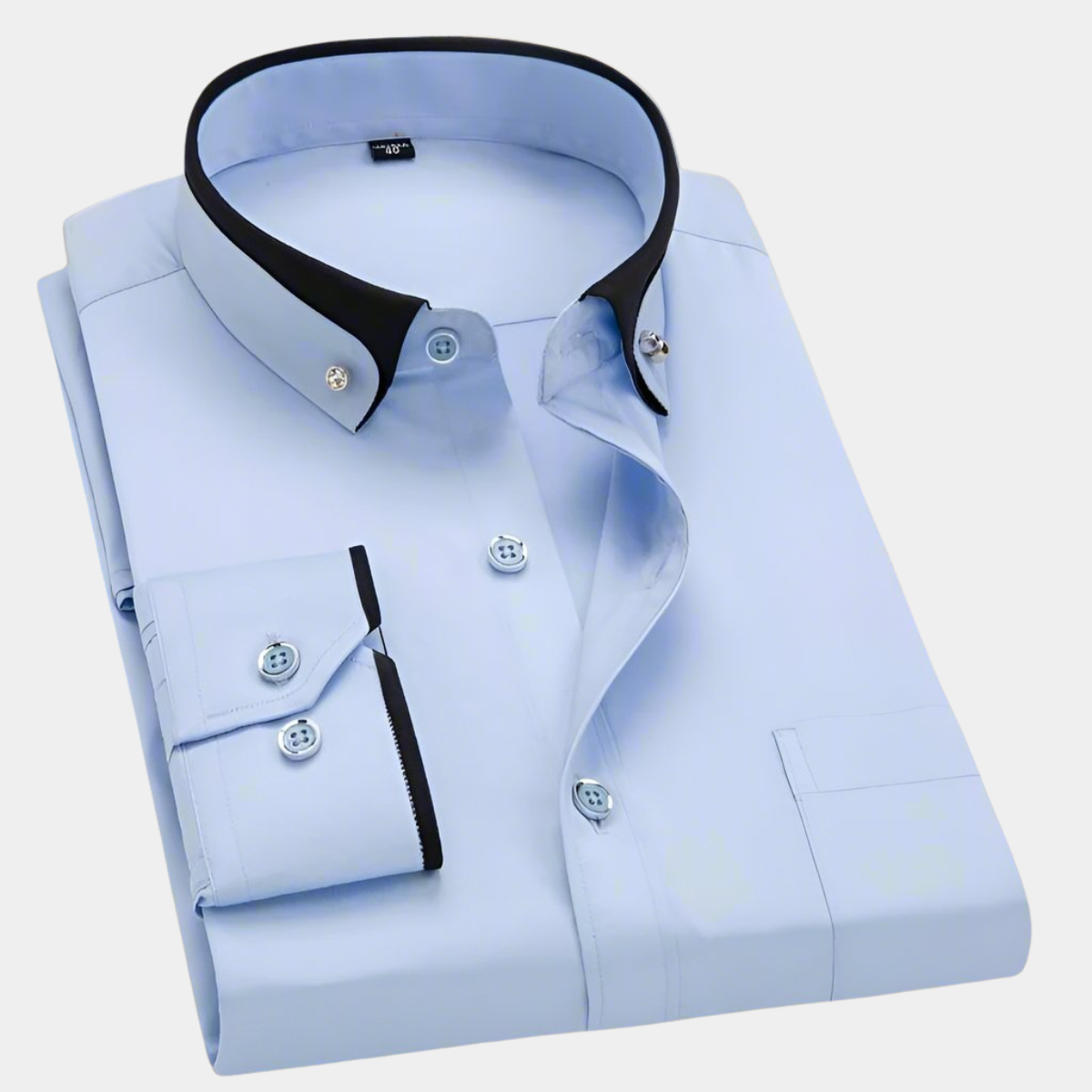 Léo - Chemise Classique Manches Longues Homme