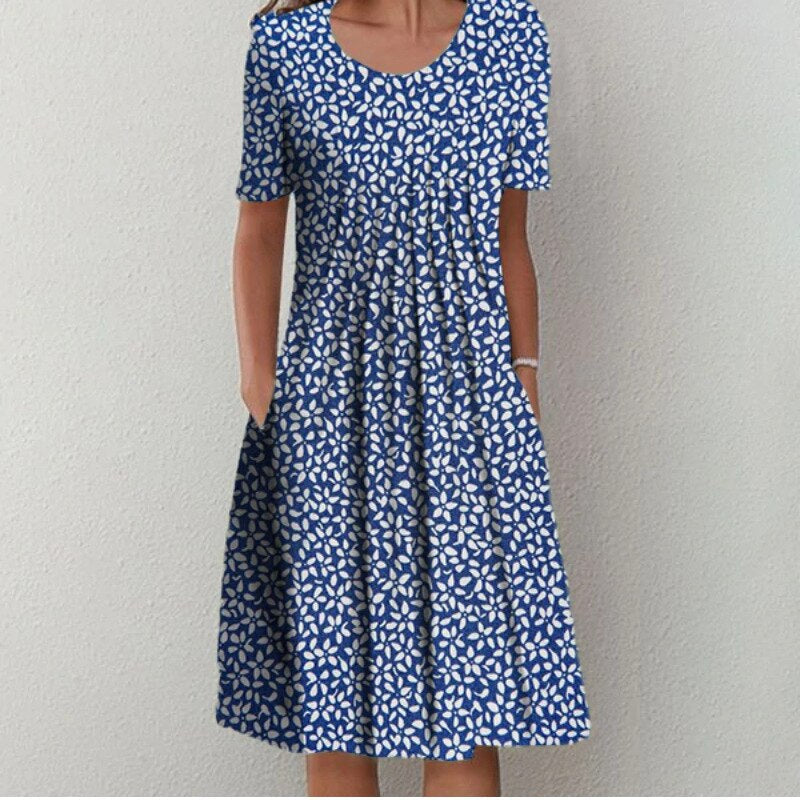 Julie - Robe d'Été Femme Fleurie Élégante
