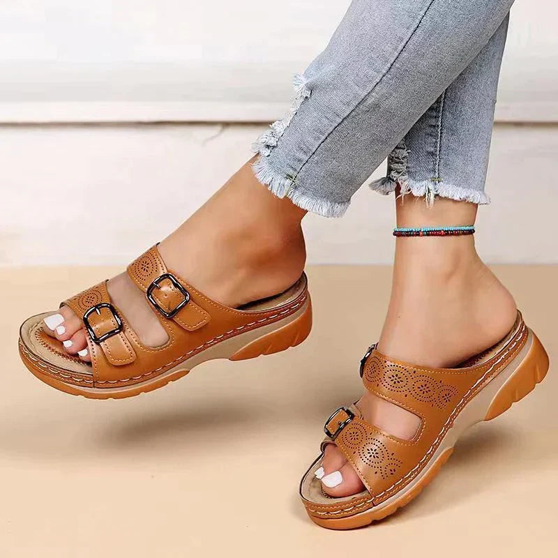 Mathilde - Sandales orthopédiques - Tendance, Confortable - Femme