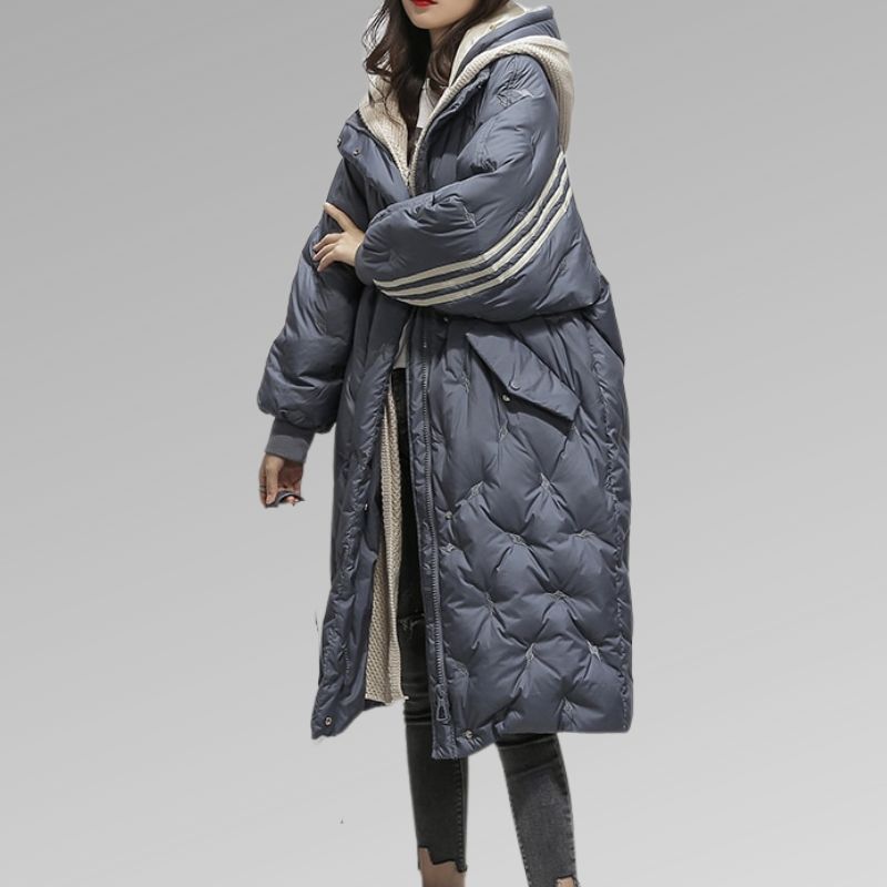 Valérie - Doudoune Chic Longue à Capuche