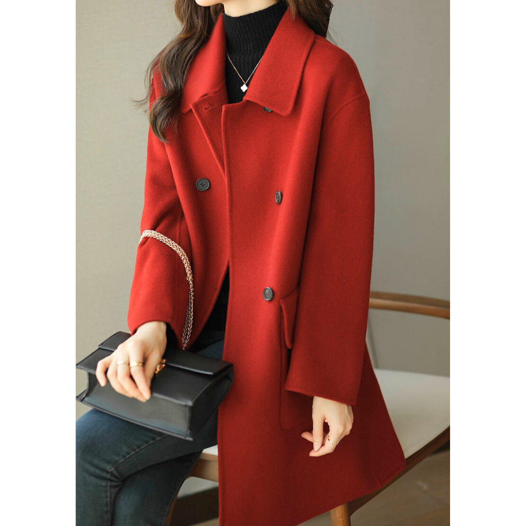 Catherine | Manteau Élégant Court Classique