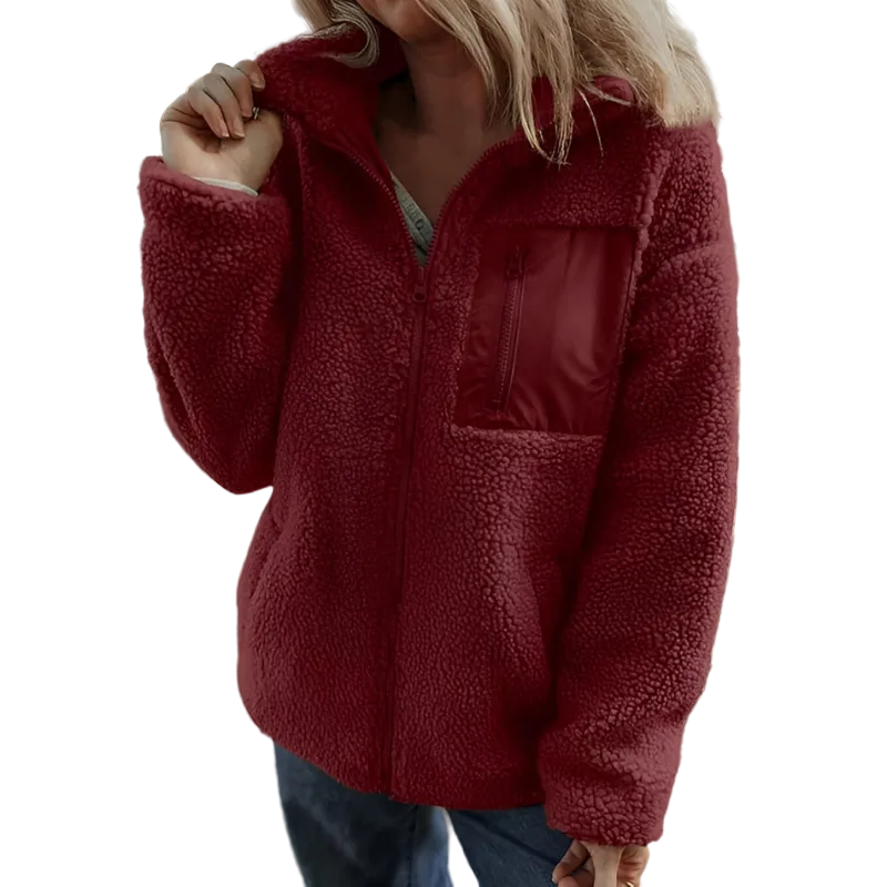 Estelle | Veste Élégante Polaire Zippée