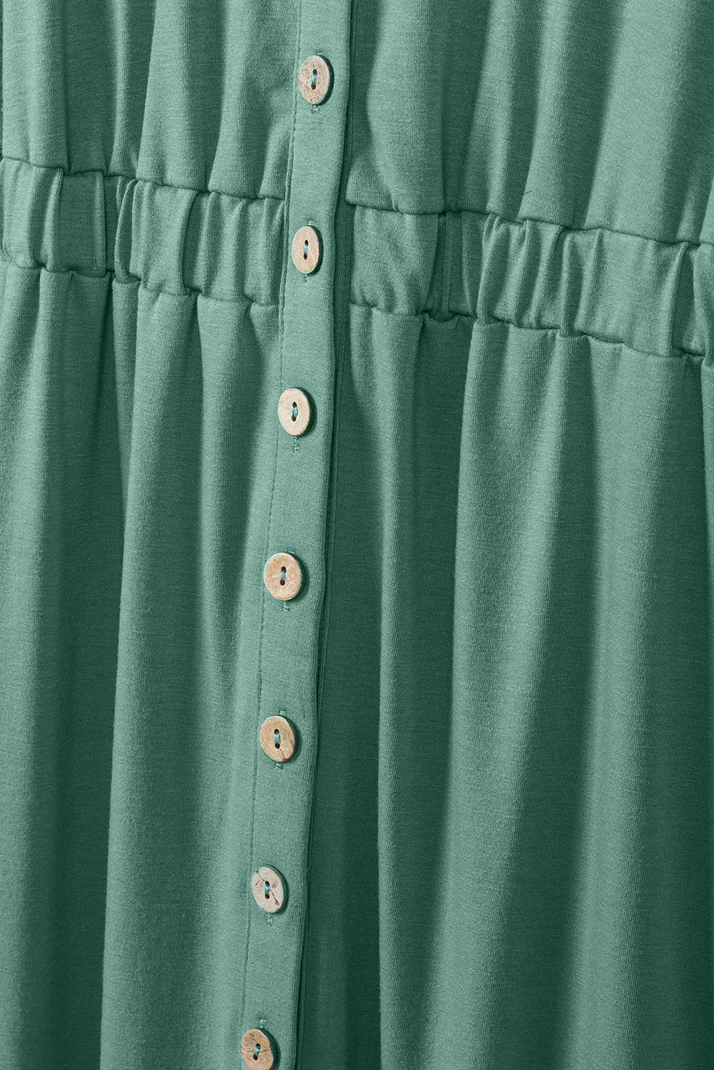 Maëlys - Robe mini - Sans manches, Taille haute, Boutons, Femme