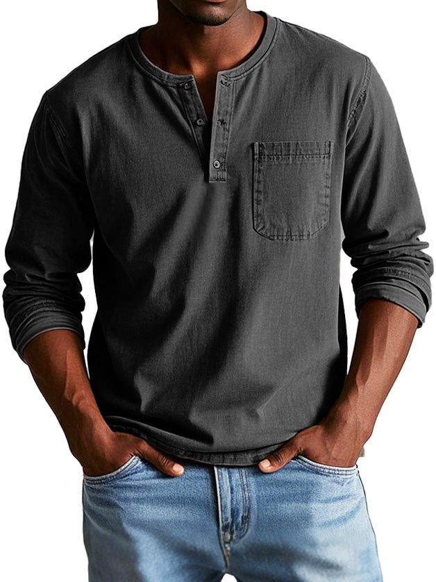 Louis - Henley vintage homme